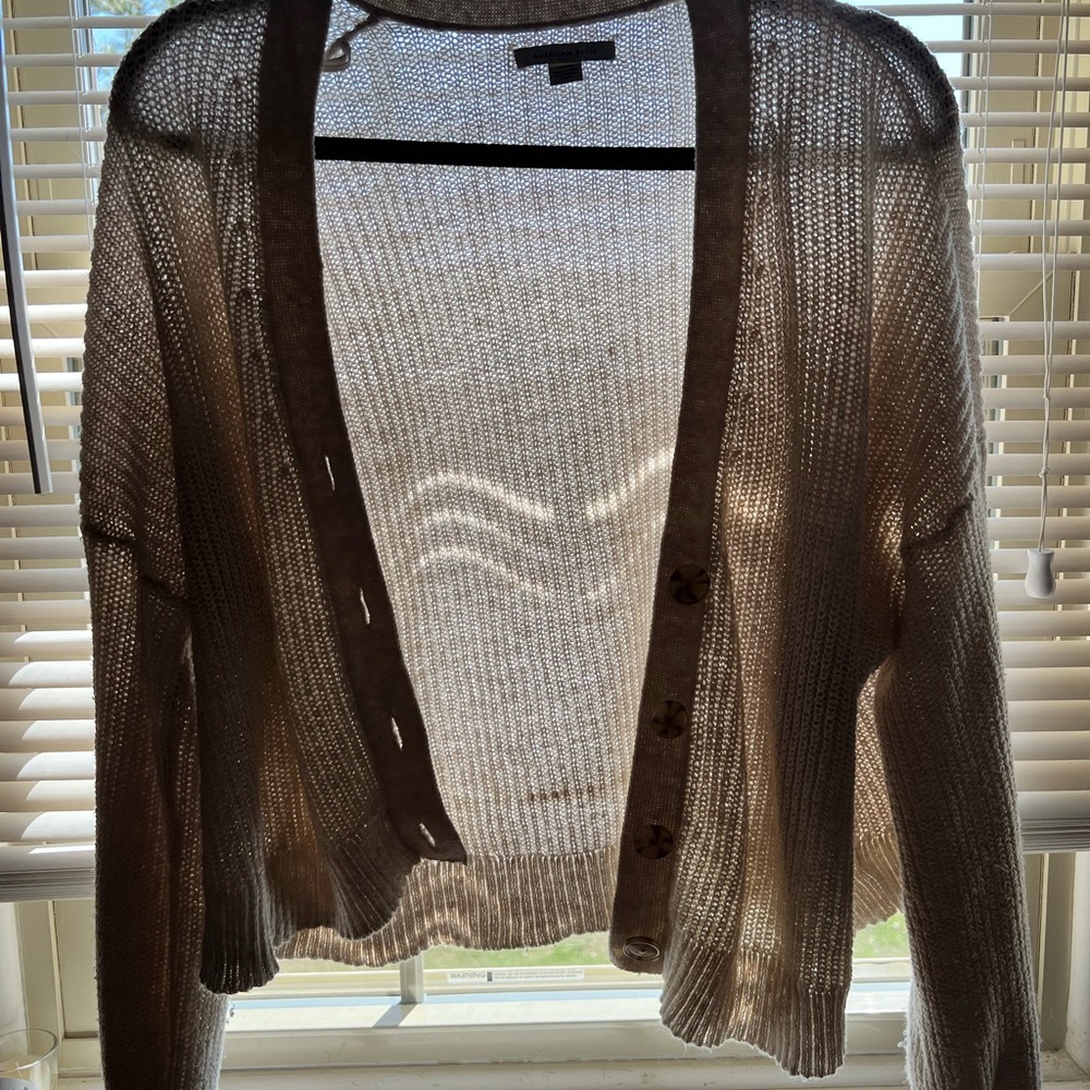 American eagle crop cardigan